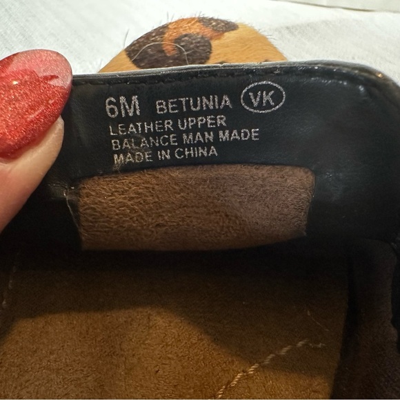 Aerosoles Betunia 6M Leopard Print Calf Hair Loafers Flats Leather Upper Comfort - Picture 5 of 8